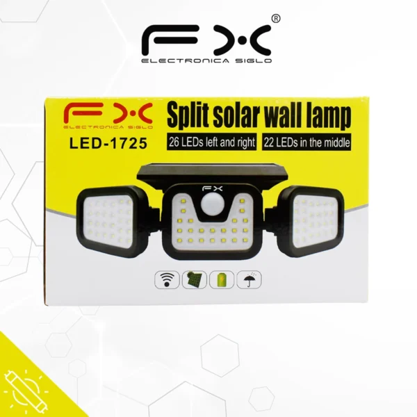 Lampara con Panel Solar LED-1725