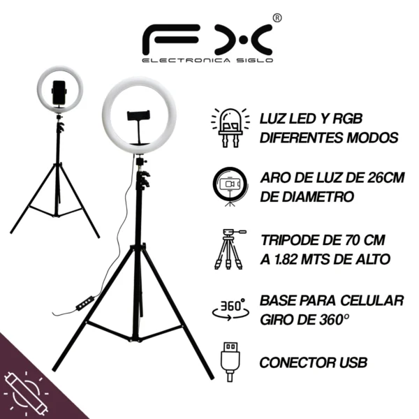 Aro de Luz LED-J426 - Image 2
