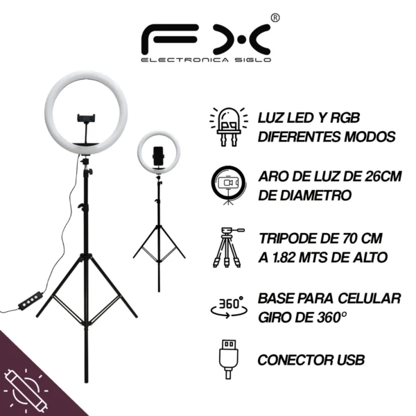 Aro de Luz LED-J436 - Image 2