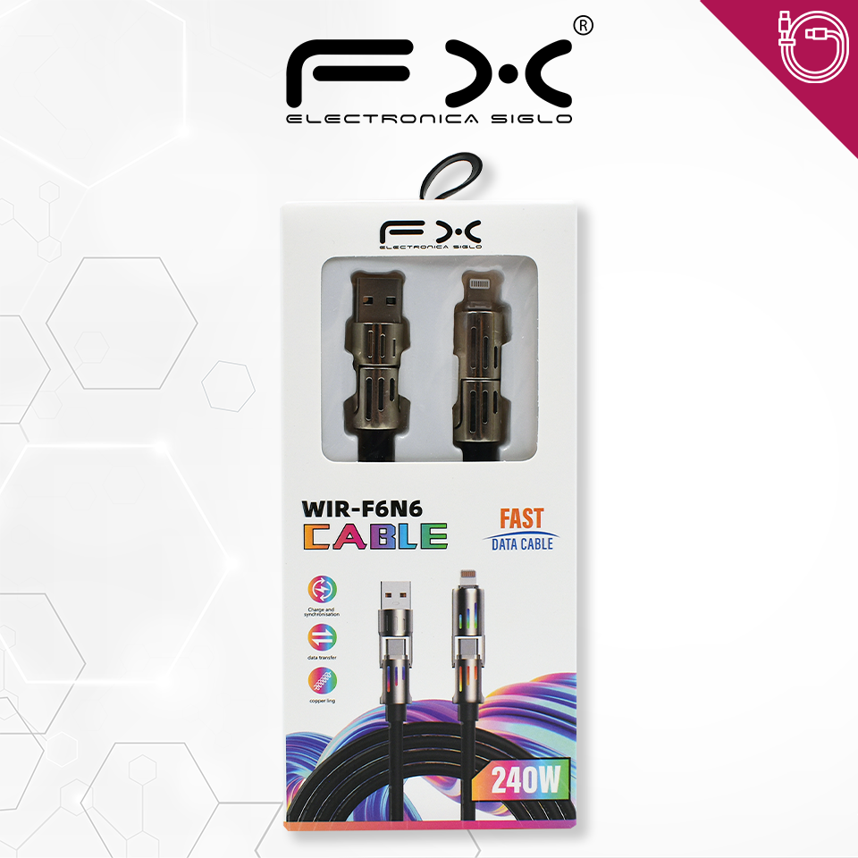 Cable de Carga (C/IOS/USB) WIR-F6N6