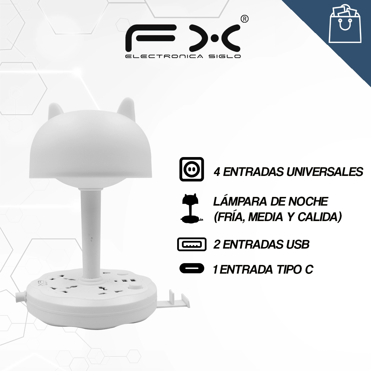 Lampara Multicontacto CHA-45F - Image 2