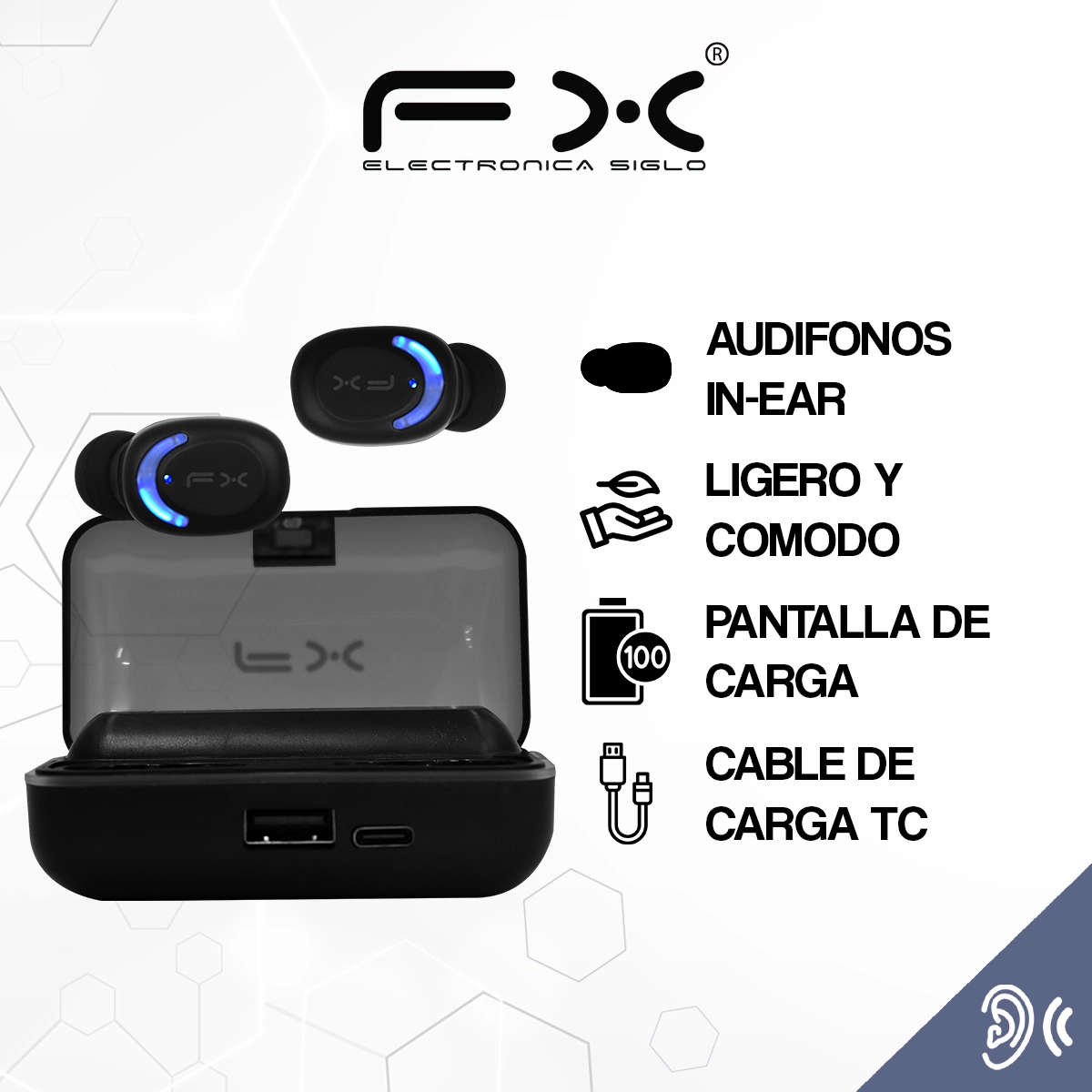 Audifono Bluetooth EAR-M29 - Image 2