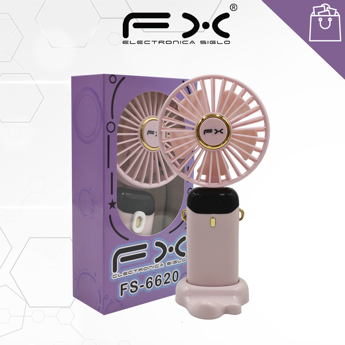 Mini Ventilador Eléctrico FS-6620