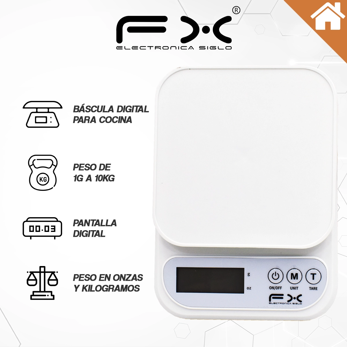 Bascula Digital para Cocina FX-C194 - Image 2