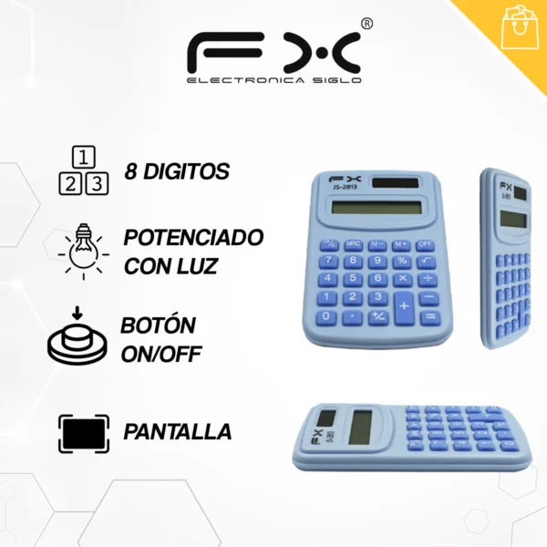 Mini Calculadora JS-2813 - Image 2