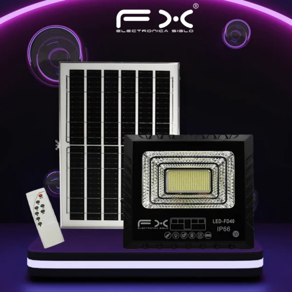 Lámpara y Panel Solar LED-FD40 - Image 3