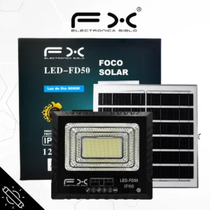 Lámpara y Panel Solar LED-FD50