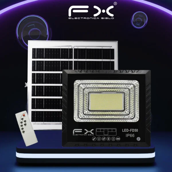 Lámpara y Panel Solar LED-FD50 - Image 3