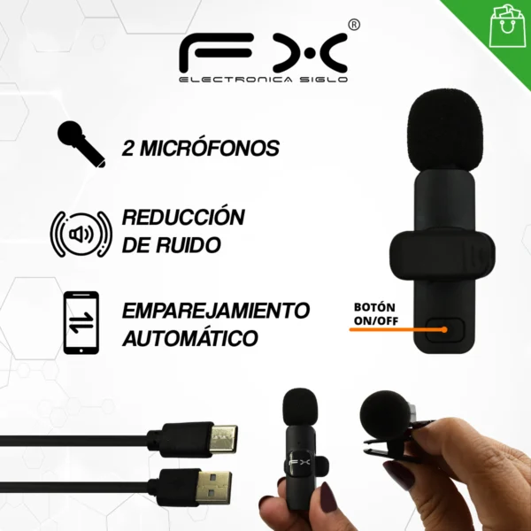 Micrófono Inalámbrico  MIC-812 - Image 2