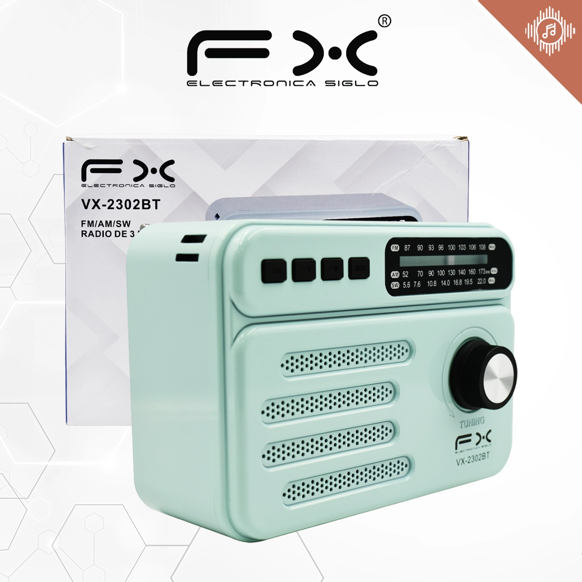 Bocina con Bluetooth VX-2302BT