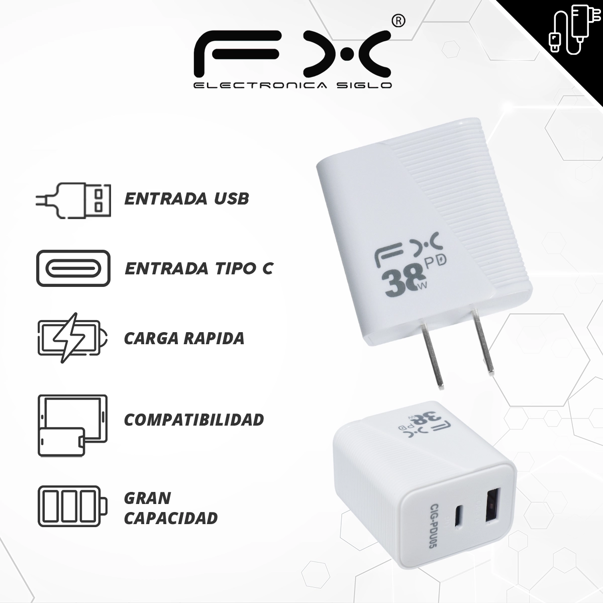 Base Cargador CIG-PDU05 - Image 2