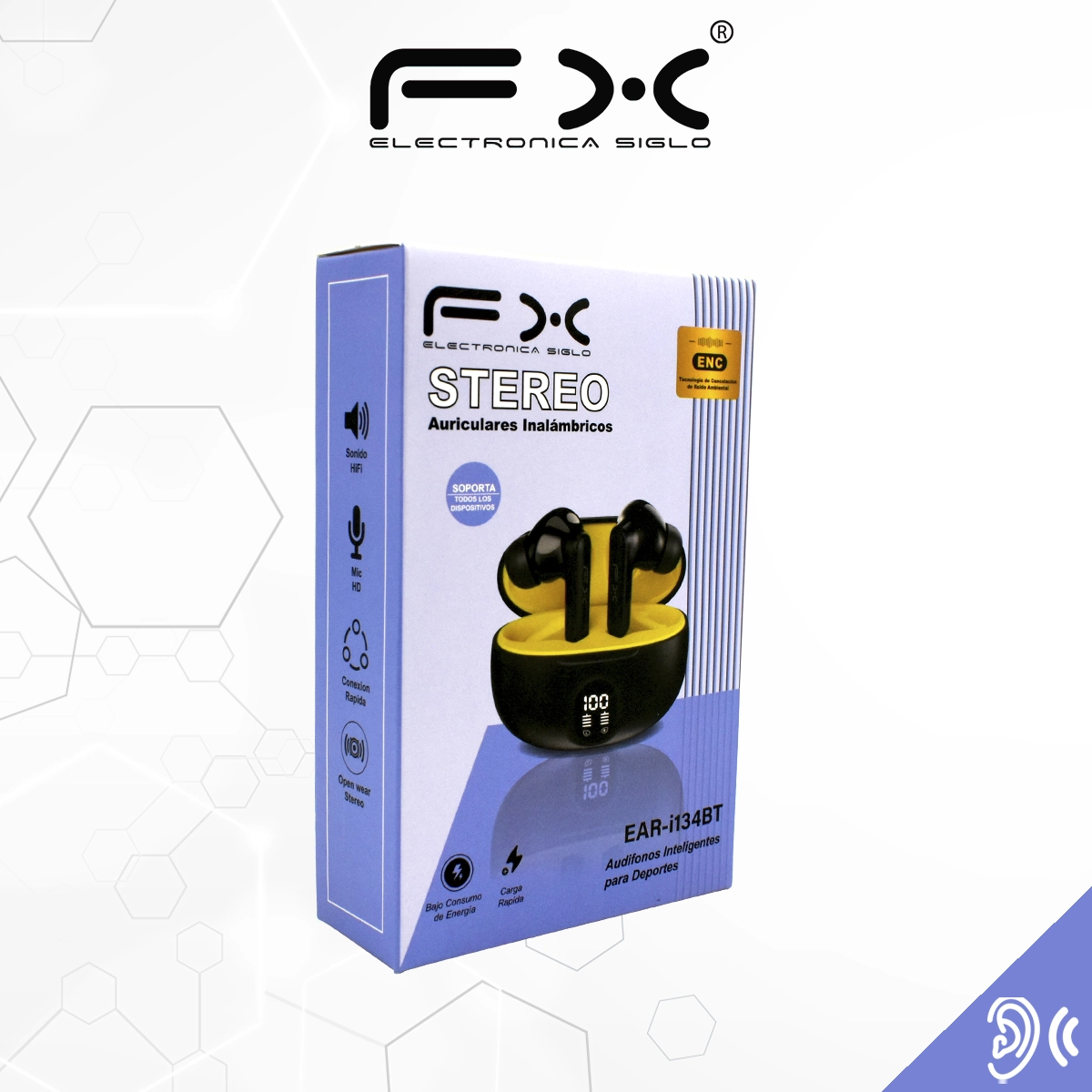 Audífonos Bluetooth  EAR-I134BT