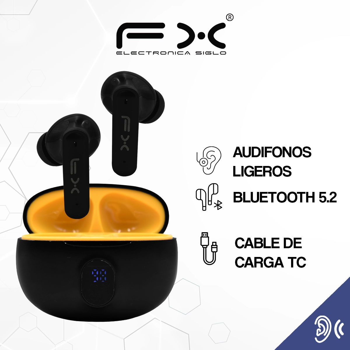 Audífonos Bluetooth EAR-I134BT - Image 2