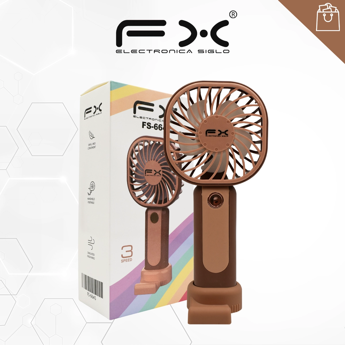 Mini Ventilador Eléctrico FS-6645