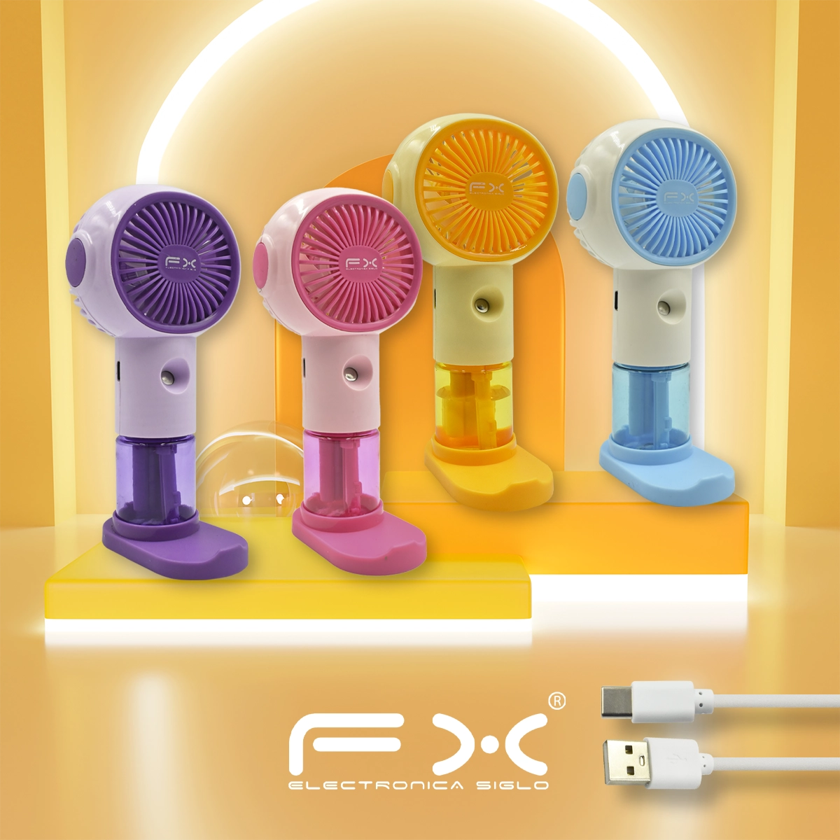 Mini Ventilador Eléctrico FS-6651 - Image 3