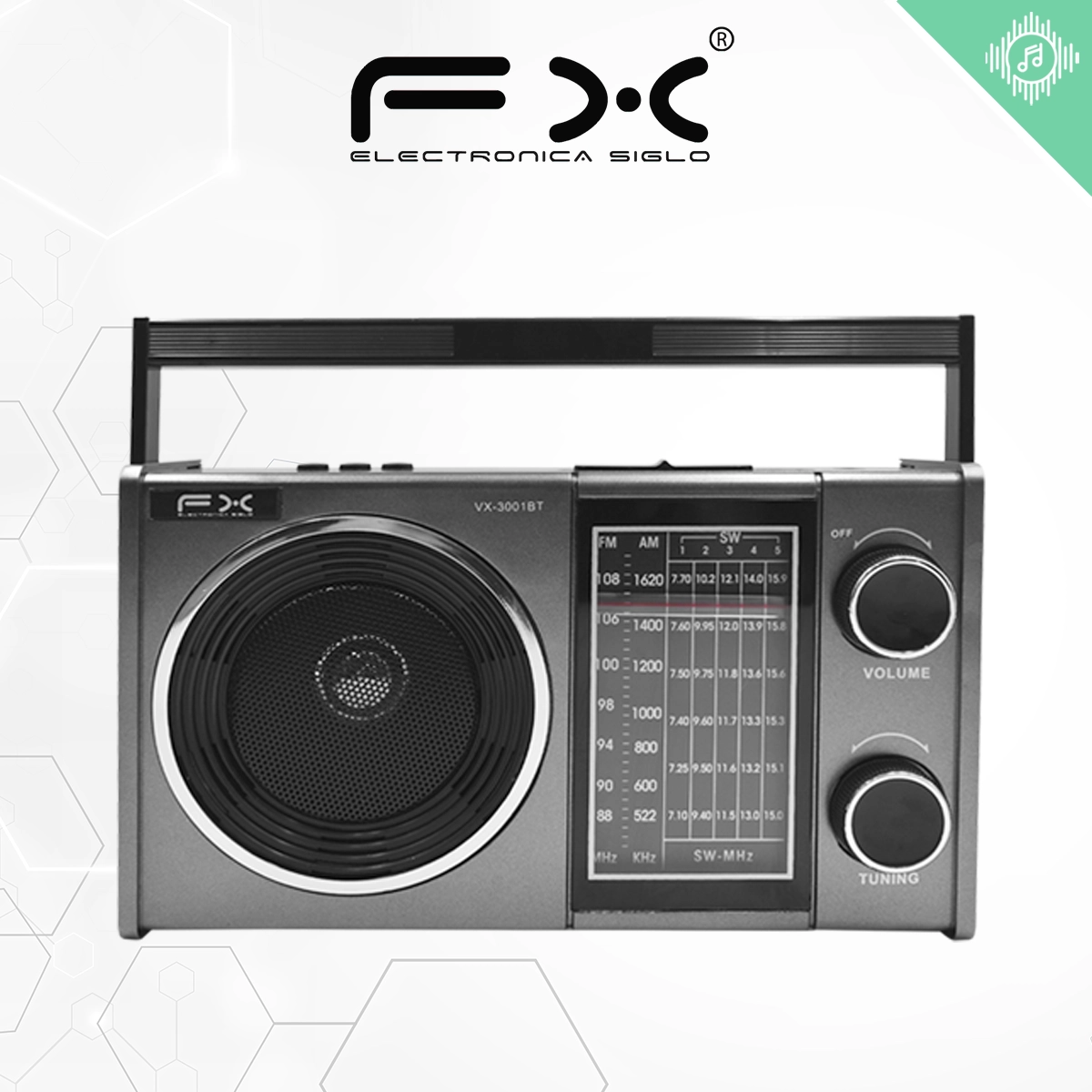 Bocina con Bluetooth VX-3001BT