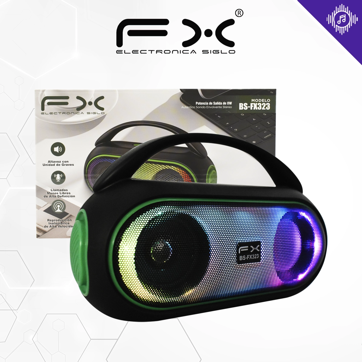 Bocina con Bluetooth BS-FX323