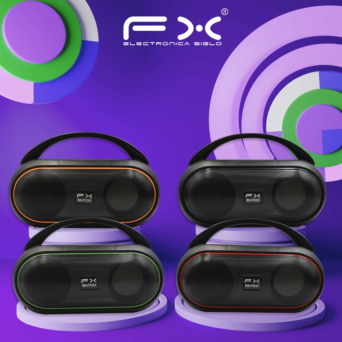 Bocina con Bluetooth BS-FX323 - Image 4