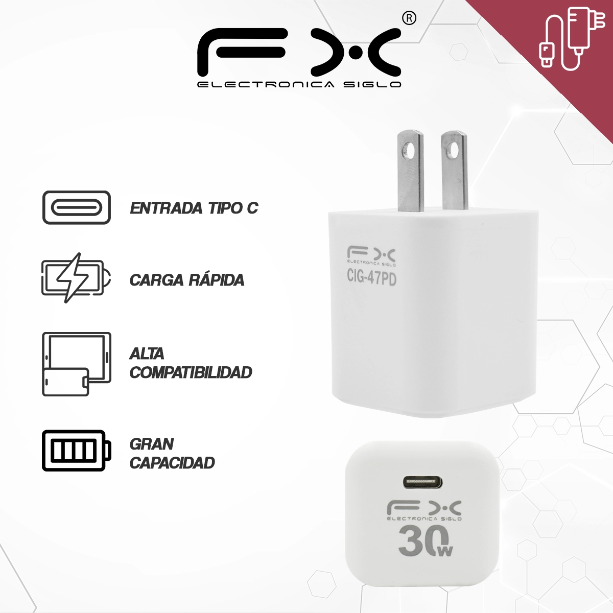 Base Cargador CIG-47PD - Image 2