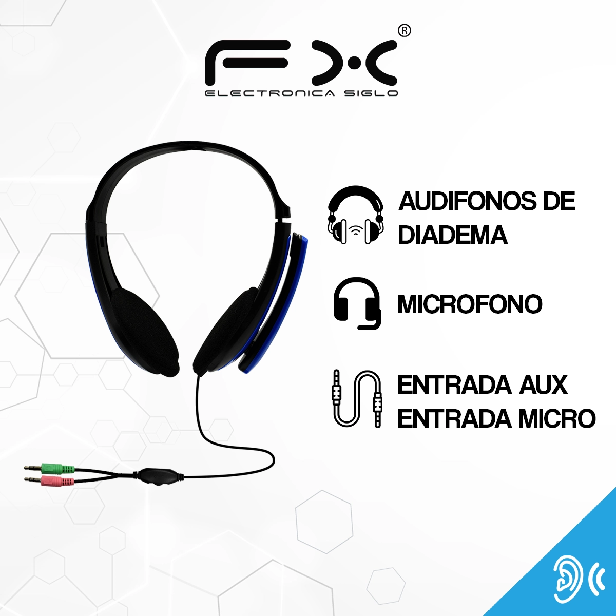 Audífono Alámbrico EAR-GM03 - Image 2