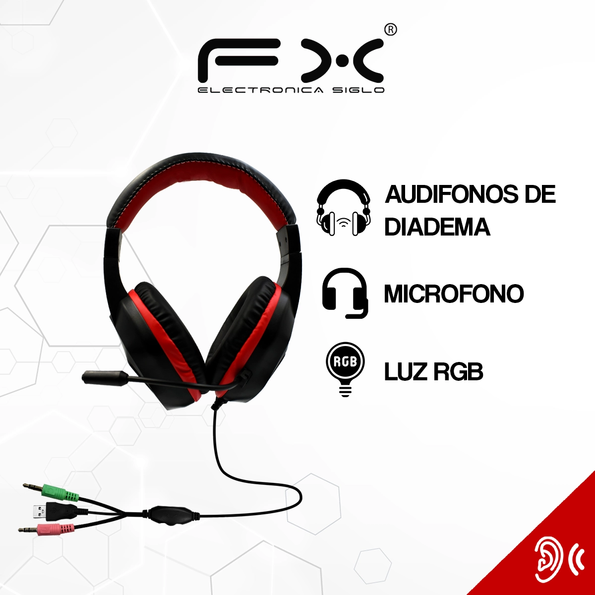 Audífono Alámbrico EAR-GM04 - Image 2