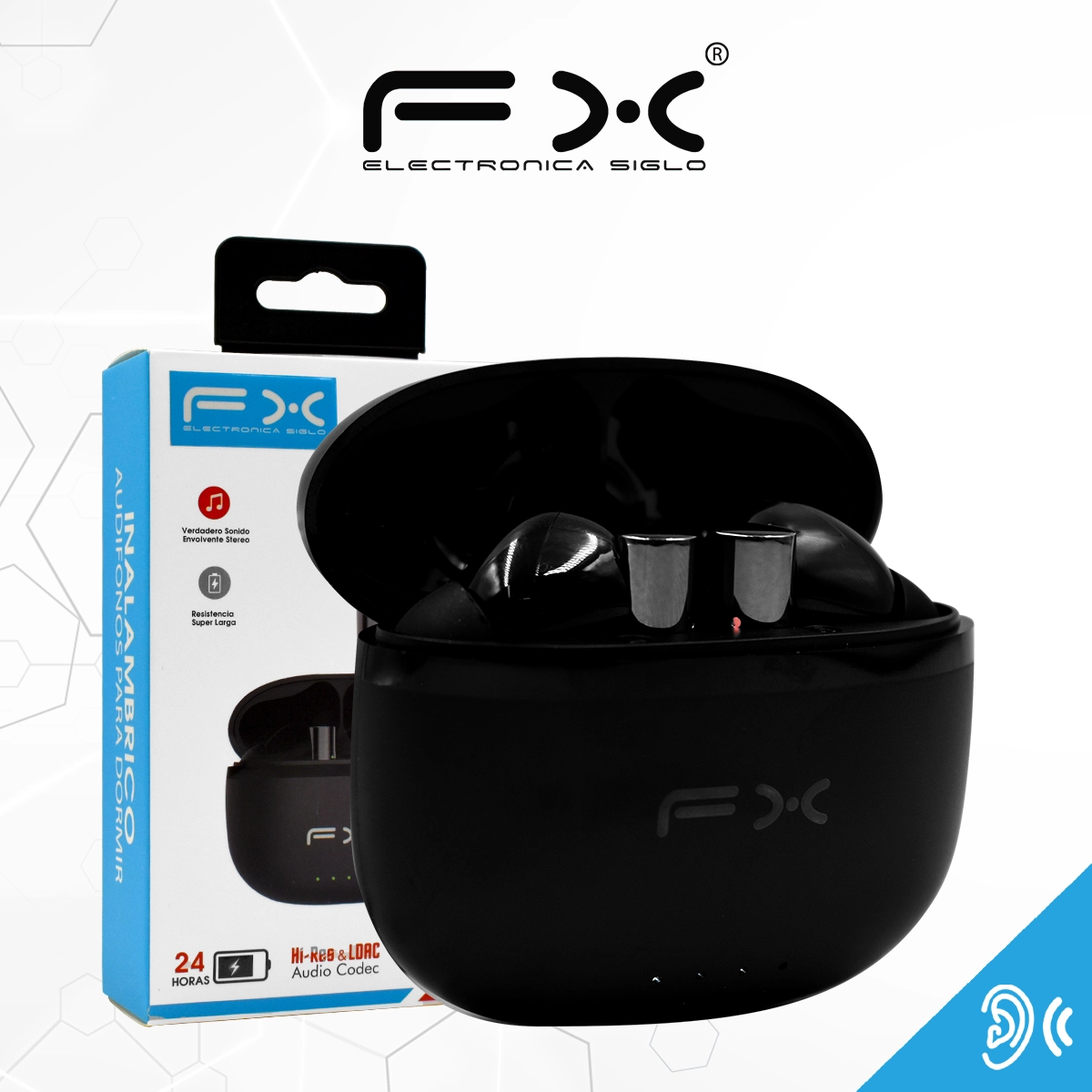 Audífonos Inalámbricos Bluetooth EAR-i143BT