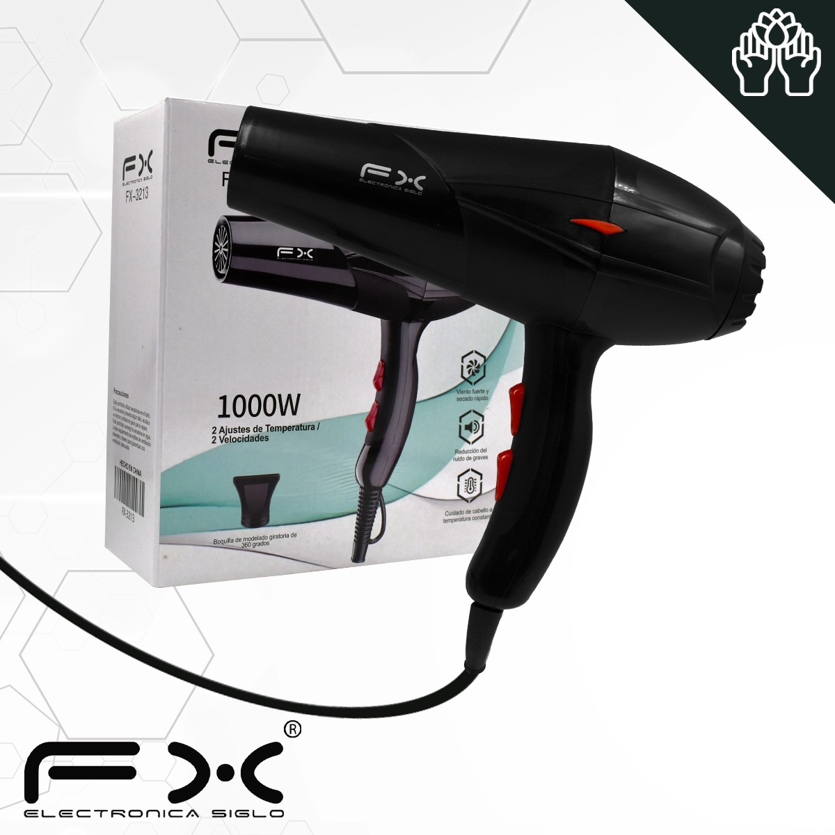 Secadora de Cabello FX-3213