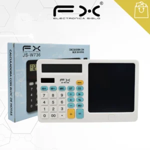Calculadora con Bloc de notas JS-W736