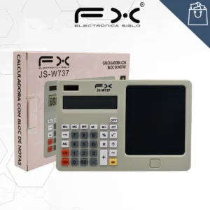 Calculadora con Bloc de notas JS-W737