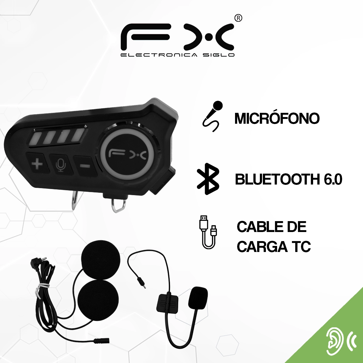 Audífonos Inalámbricos Bluetooth EAR-H61 - Image 2
