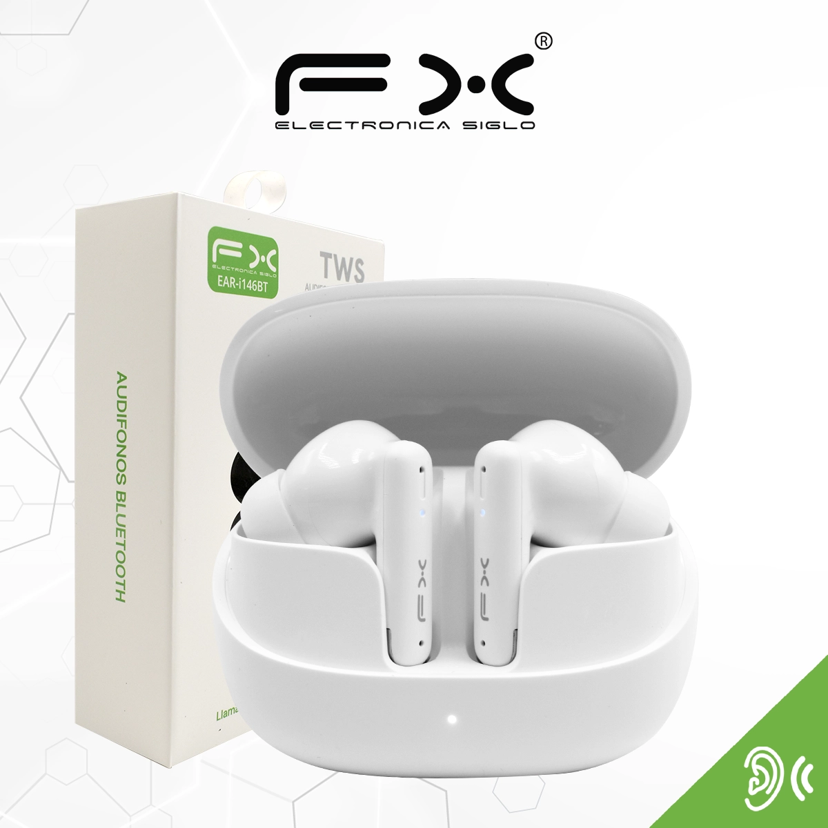 Audífonos Inalámbricos Bluetooth EAR-i146BT
