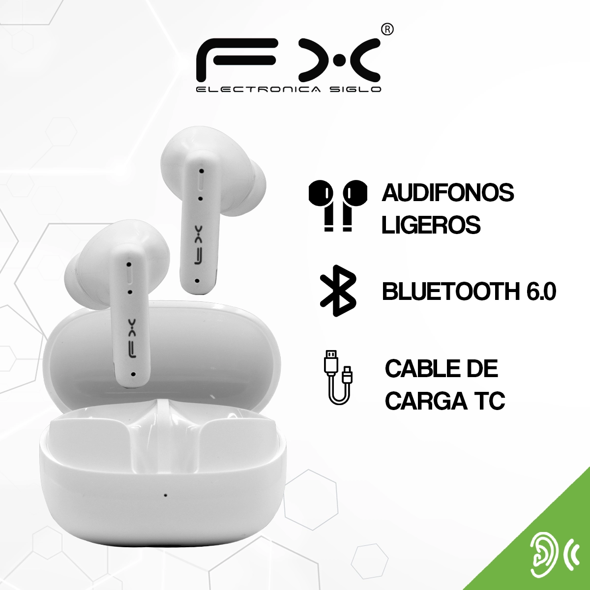 Audífonos Inalámbricos Bluetooth EAR-i146BT - Image 2