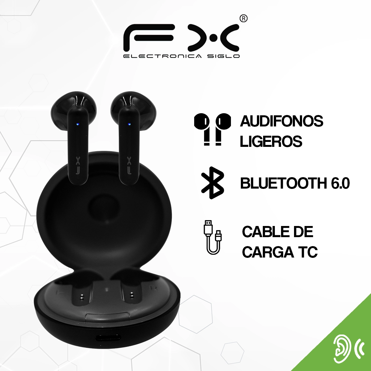 Audífonos Inalámbricos Bluetooth EAR-i150BT - Image 2
