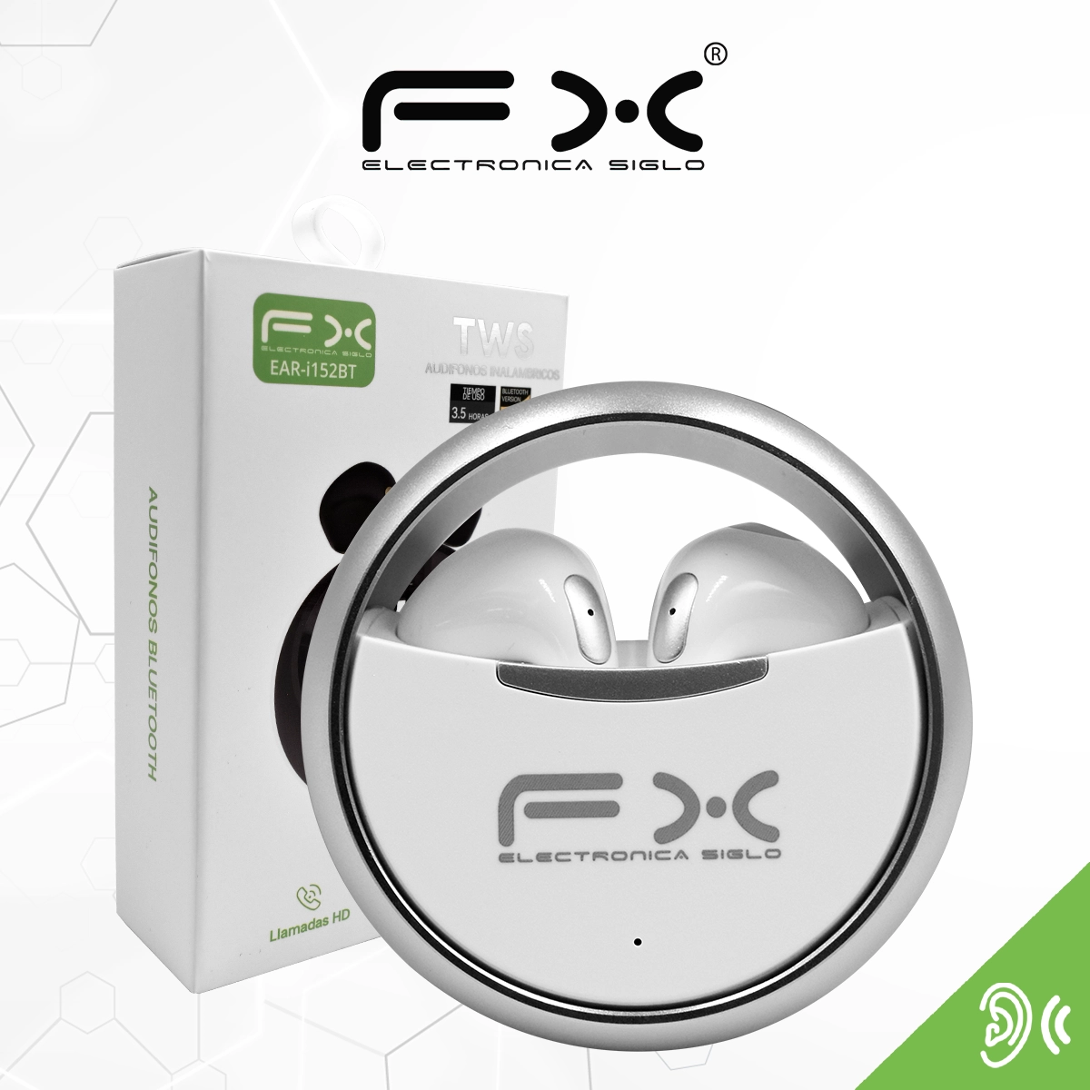 Audífonos Inalámbricos Bluetooth EAR-i152BT