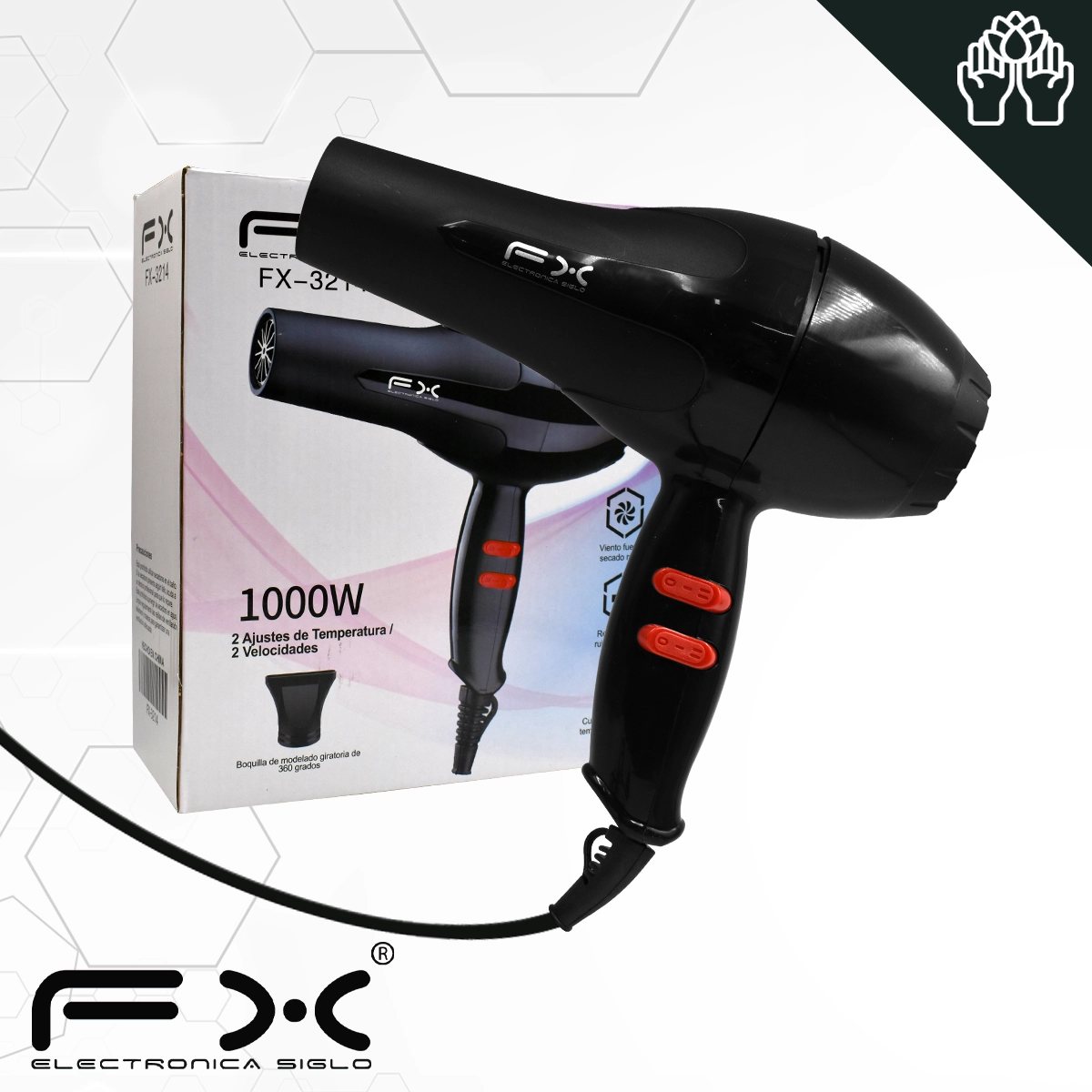 Secadora de Cabello FX-3214