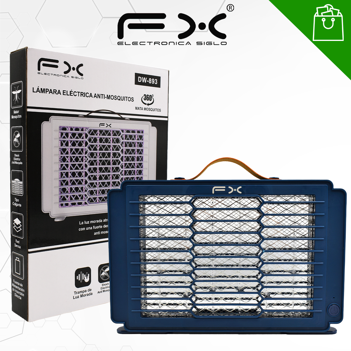Lampara Eléctrica Mata-Mosquitos DW-893