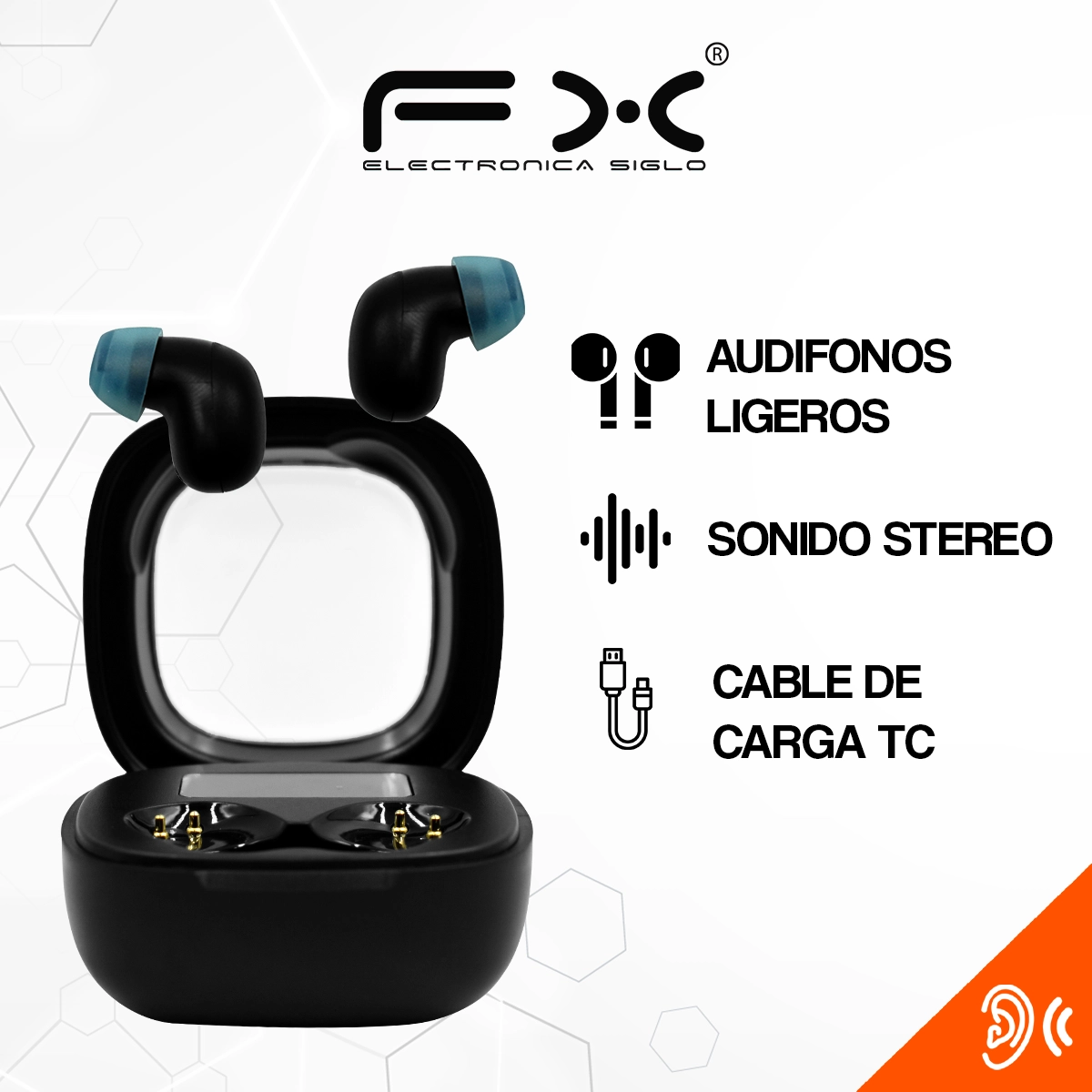 Audífonos Inalámbricos Bluetooth EAR-i58BT - Image 2