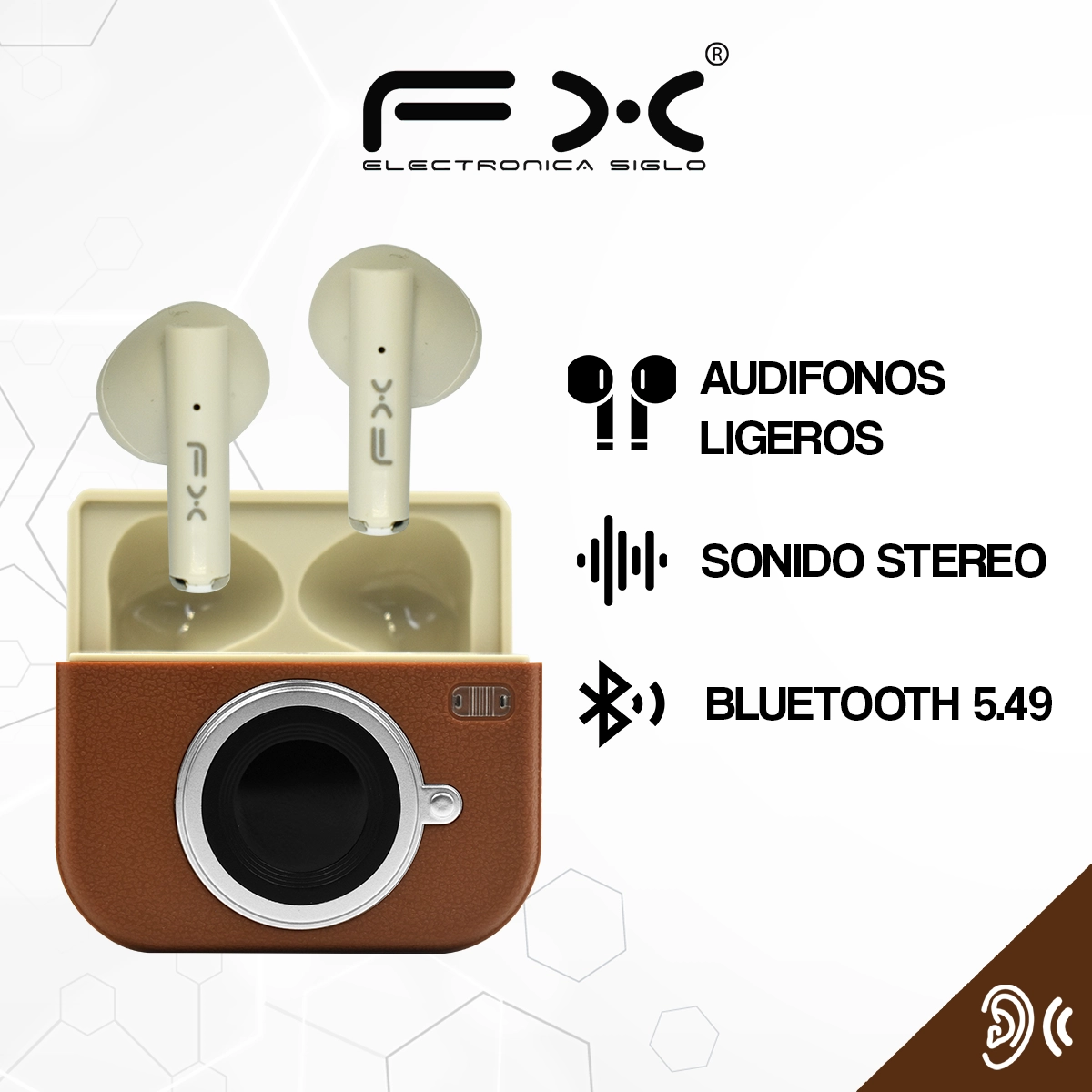 Audífonos Inalámbricos Bluetooth EAR-i132BT - Image 2