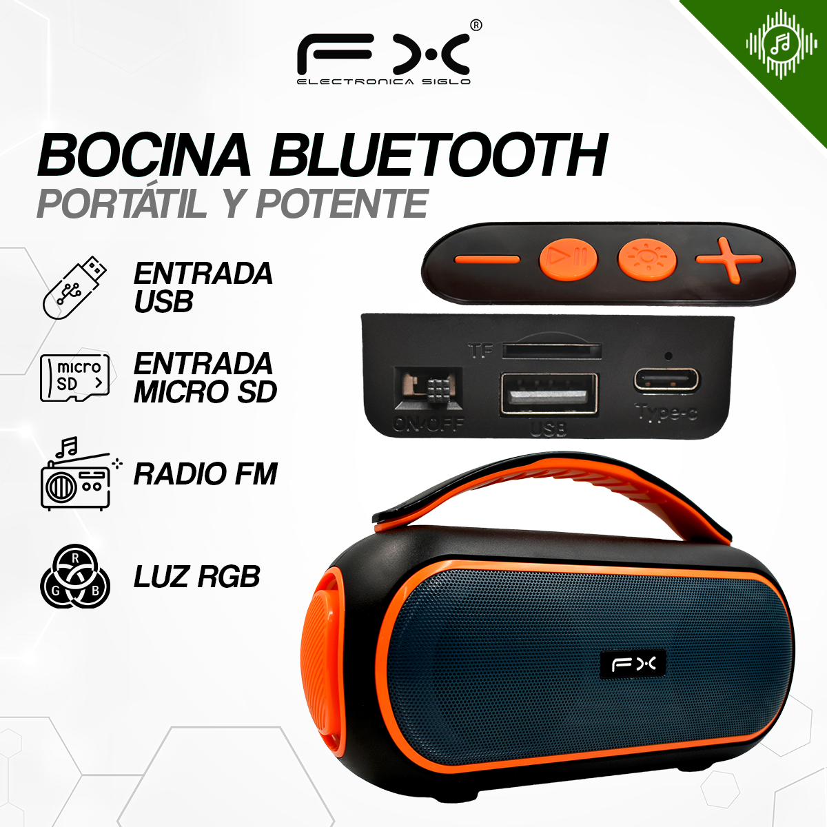 Bocina Bluetooth BS-1435 - Image 2