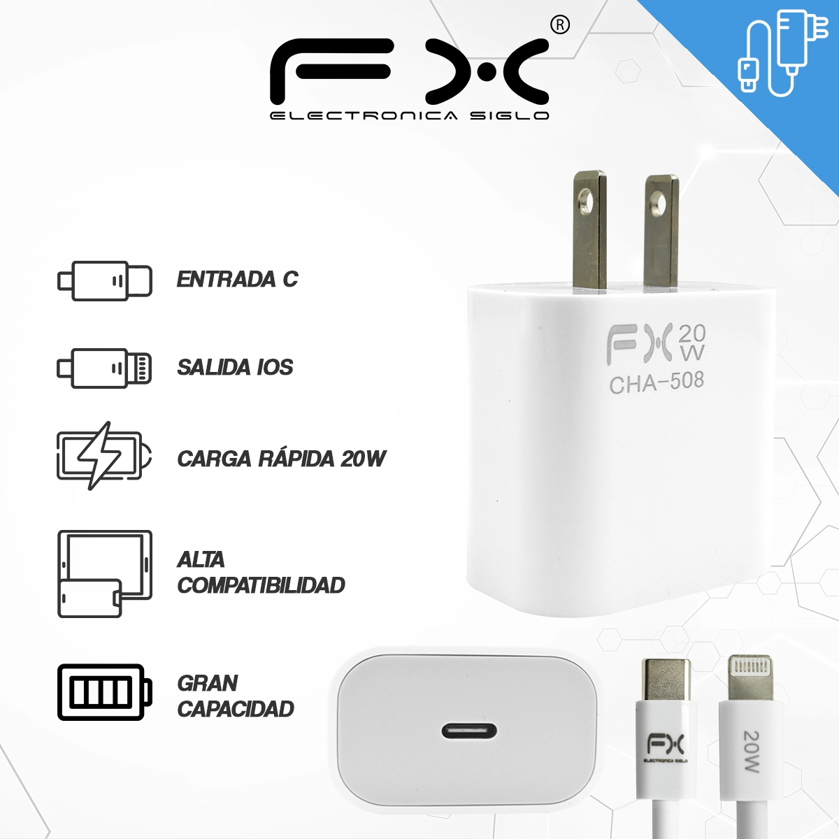 Cargador CHA-508 - Image 2