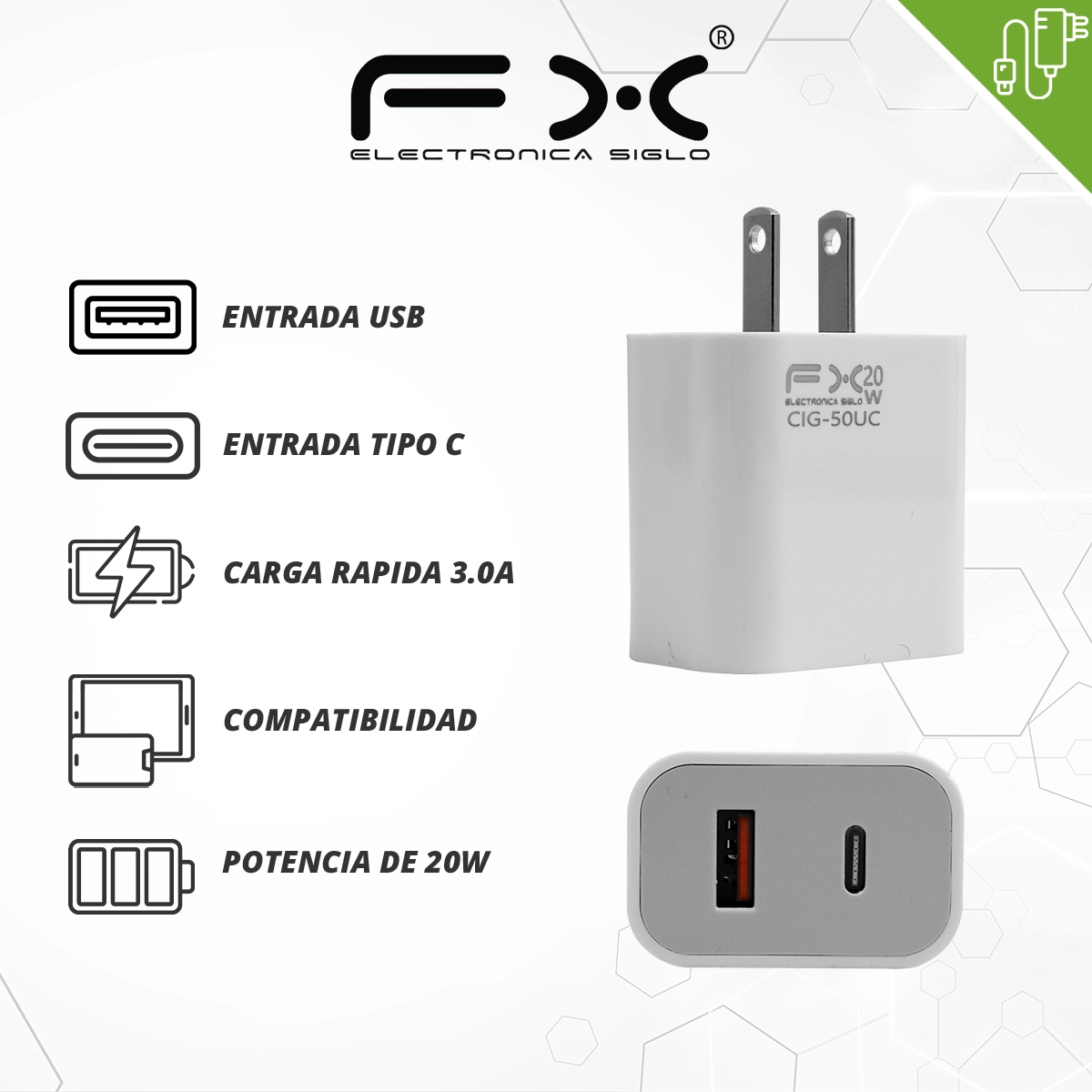 Base Cargador CIG-50UC - Image 2