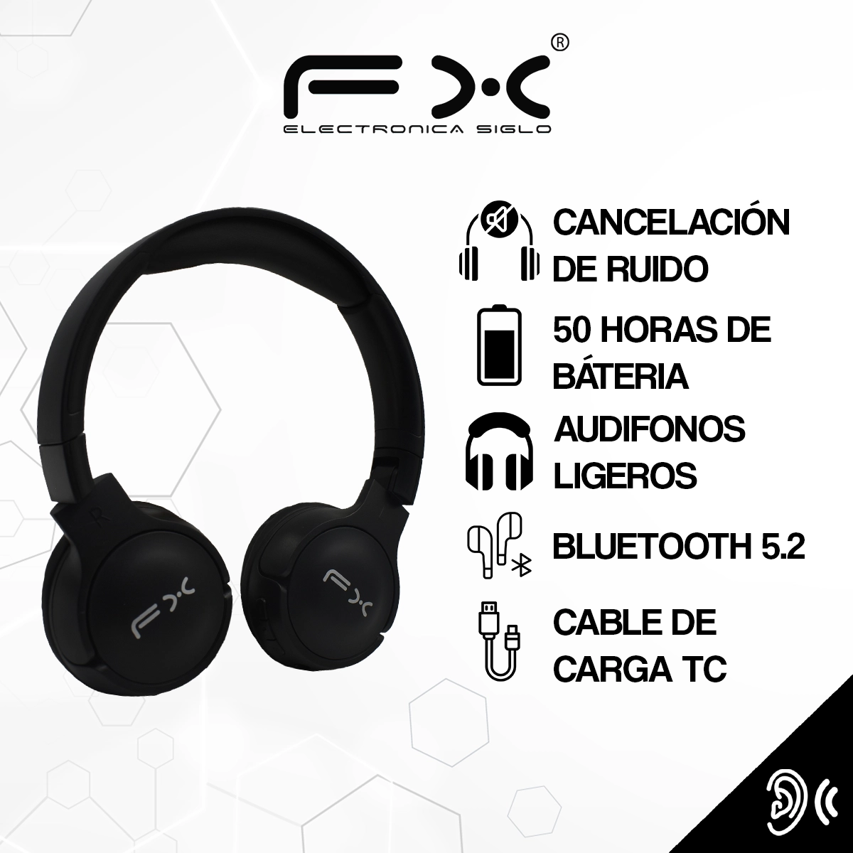Audífonos Inalámbricos Bluetooth EAR-P81 - Image 2