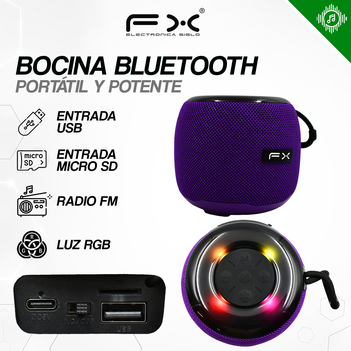 Bocina Bluetooth BS-1434 - Image 2