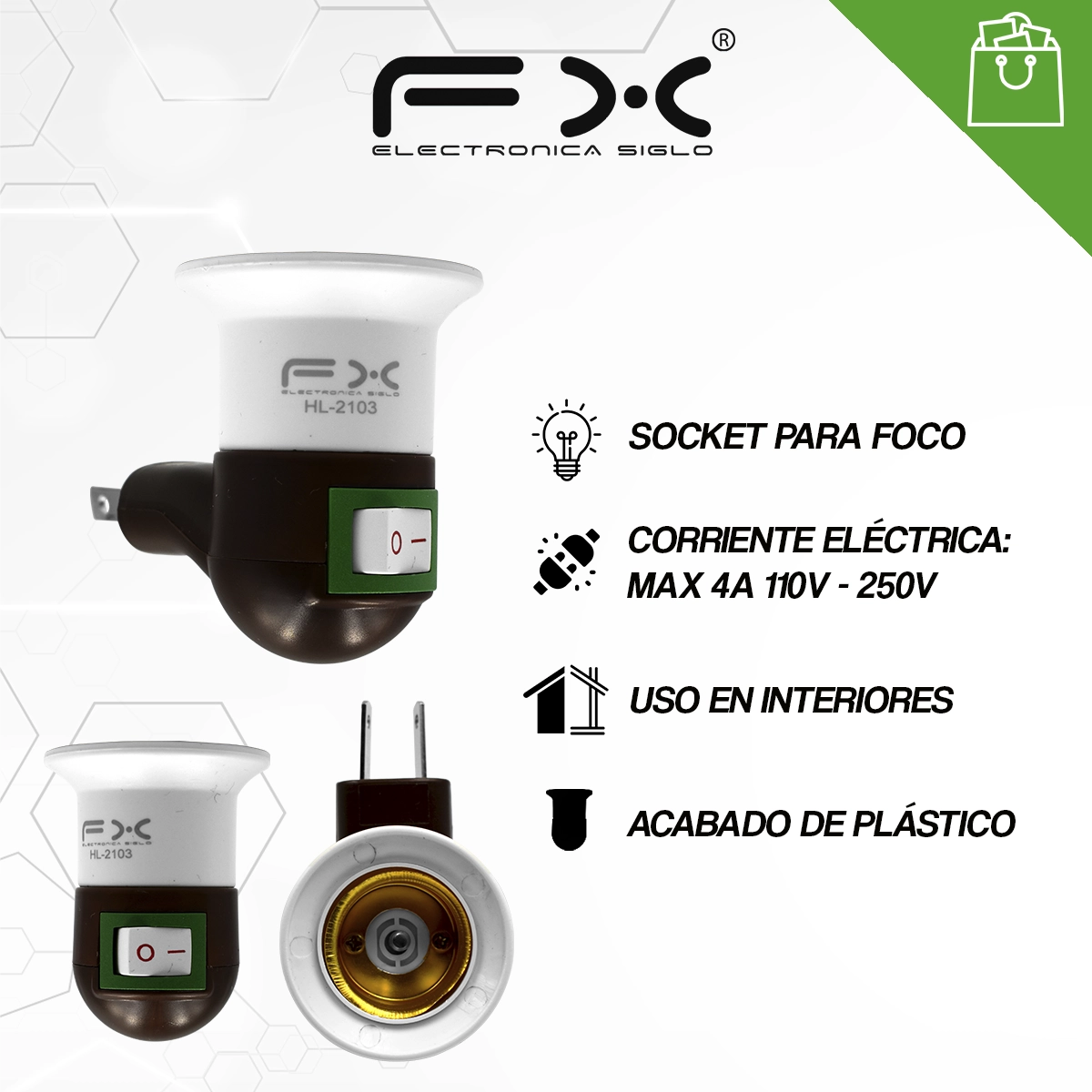 Socket para Foco LH-2103 - Image 2