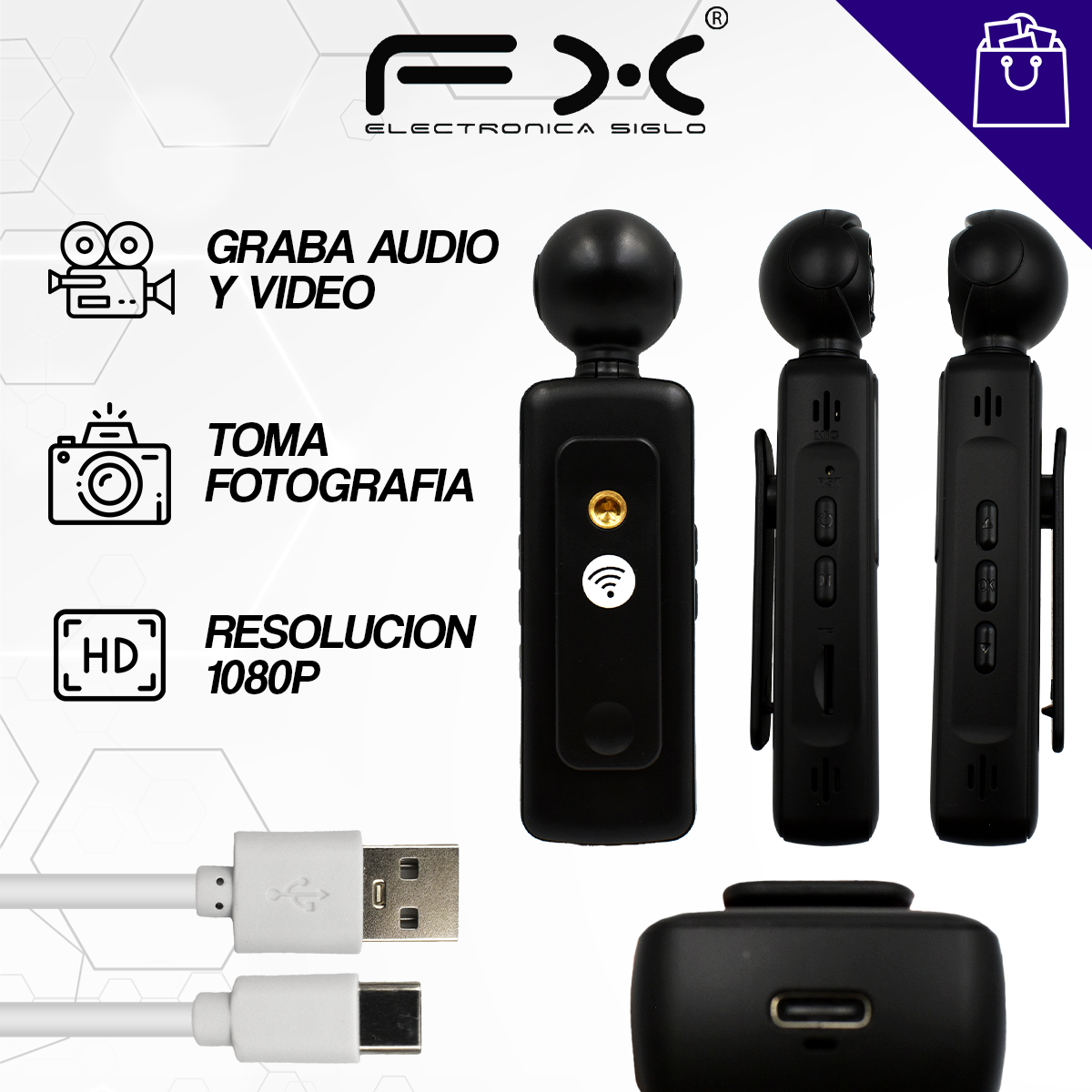 Camara de Acción SC-V07 - Image 2
