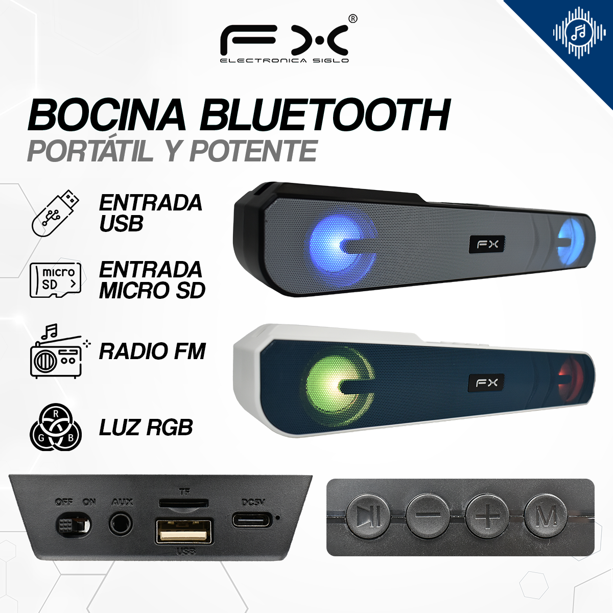 Bocina Bluetooth BS-1437 - Image 2