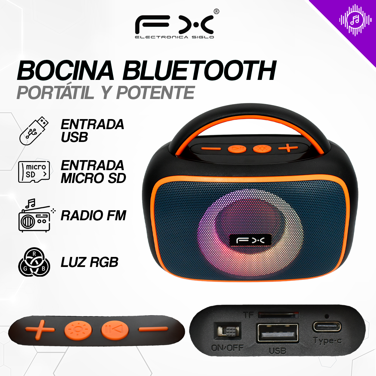 Bocina Bluetooth BS-1438 - Image 2