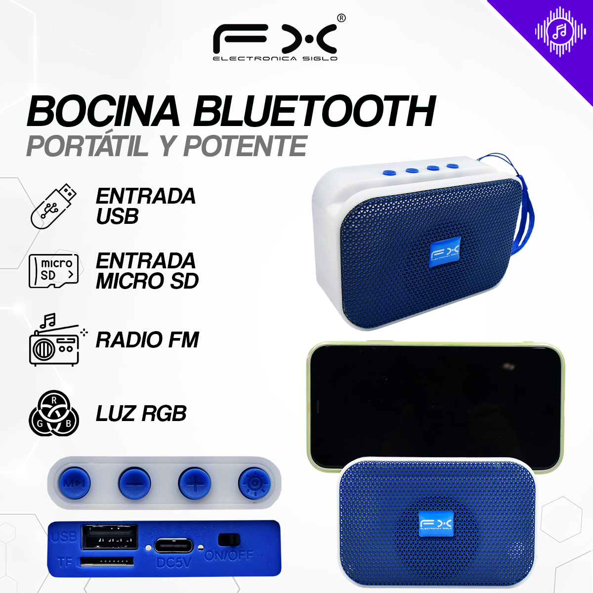 Bocina Bluetooth BS-1486 - Image 2