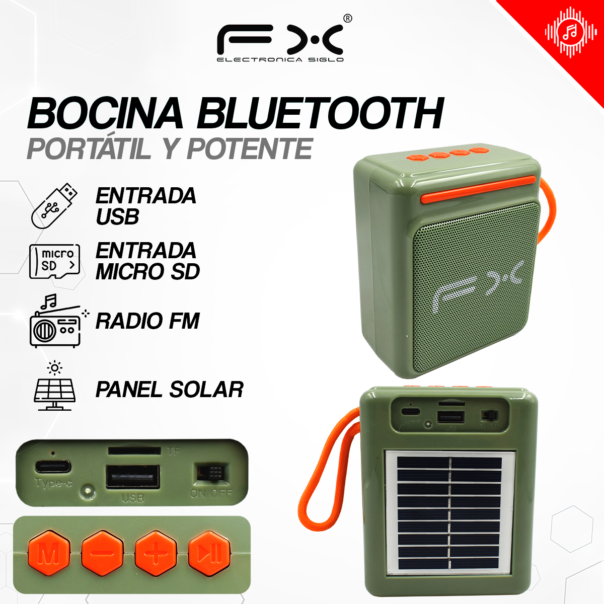 Bocina Bluetooth BS-421 - Image 2
