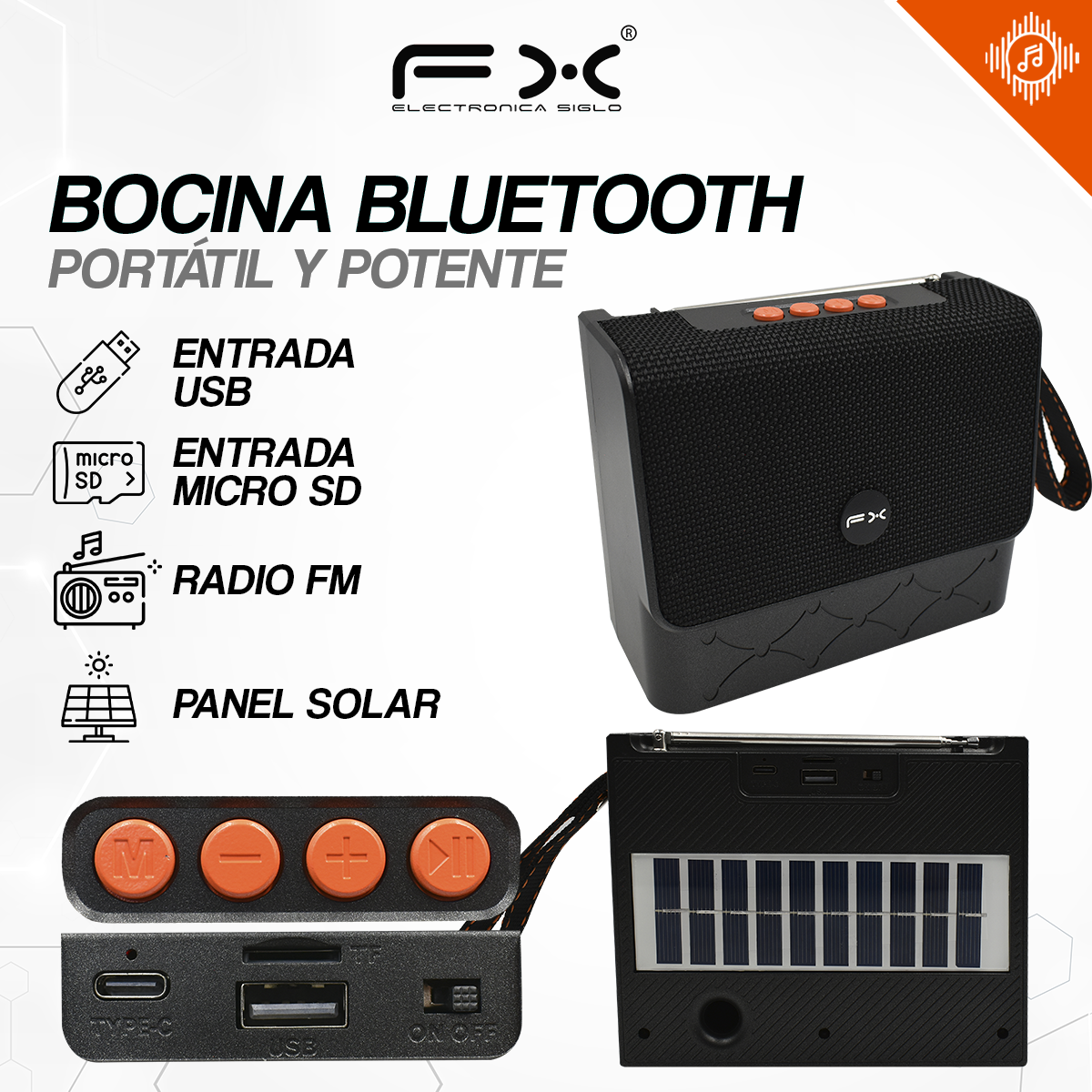 Bocina Bluetooth BS-428 - Image 2
